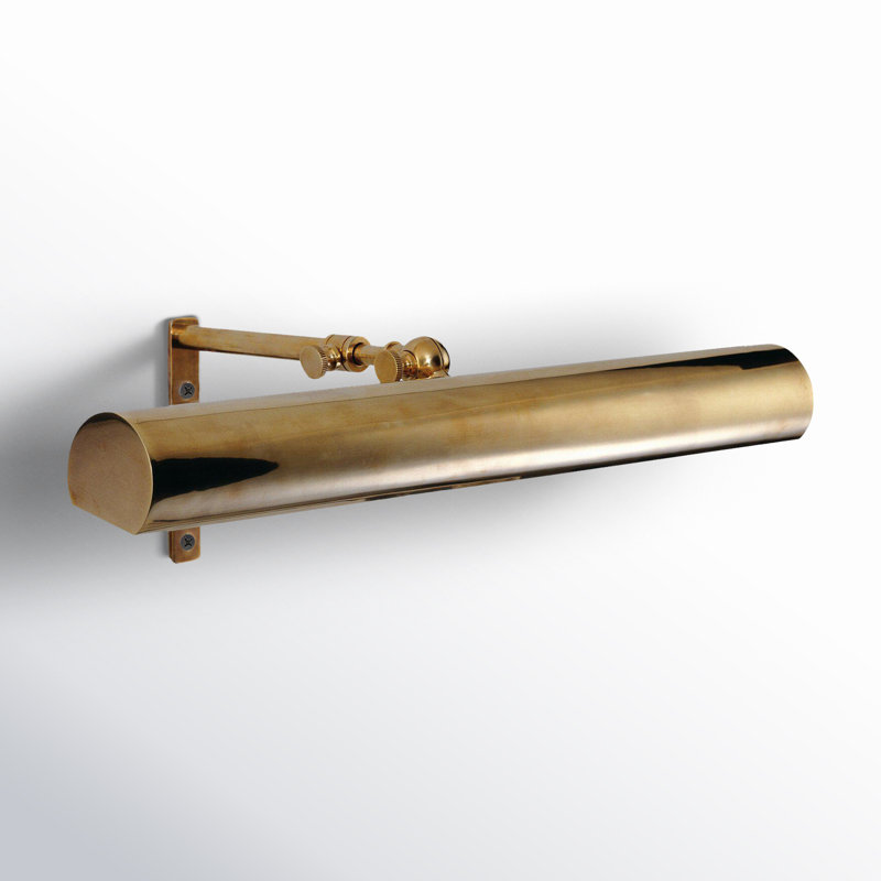 Vernon Dimmable Wall Mounted Picture Light, Aged Brass