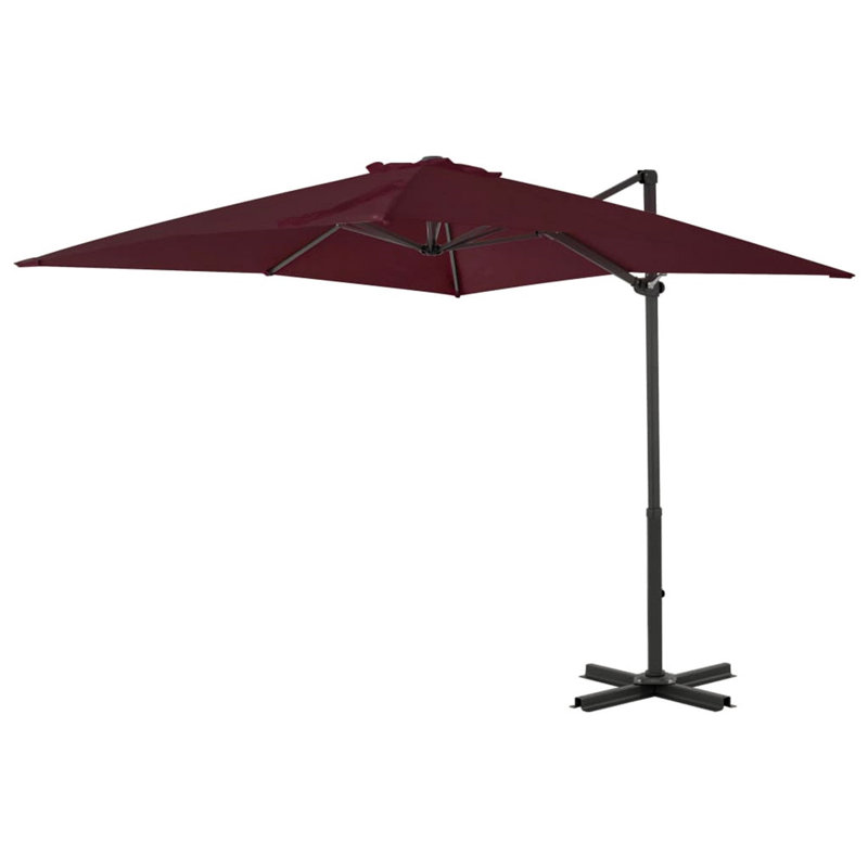 250cm Cantilever Parasol, Red