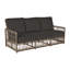 Newport 79" Wide Outdoor Wicker Patio Sofa with Cushions-70044858-84544970-93646533