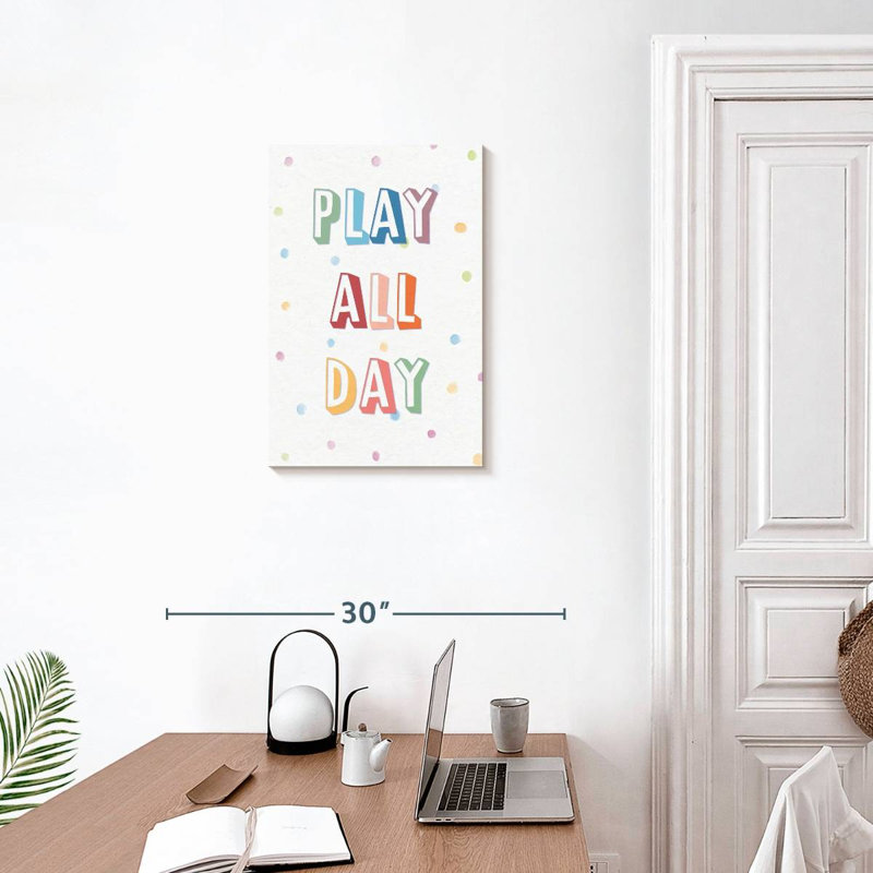 Enseigne Ashelle Play All Day, H 24 po x l 16 po