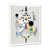 White Single Picture Framed