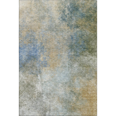Premium Machine Washable Ariel Abstract Rug