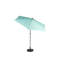 Parasol de patio extérieur 9 pi avec parasol inclinable et manivelle, parasol de marché 6 baleines robustes, terrasse, cour, piscine (base non incluse)-1749122916