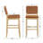 Reid Vegan Leather Bar Chair-973462384-973462414