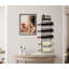 Porte-serviettes de salle de bain Sorbus avec tablette supérieure en bois et 5 niveaux, noir-148526822
