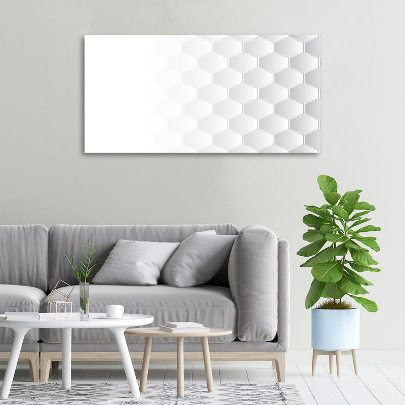 Hexagons Background - No Frame Print on Canvas