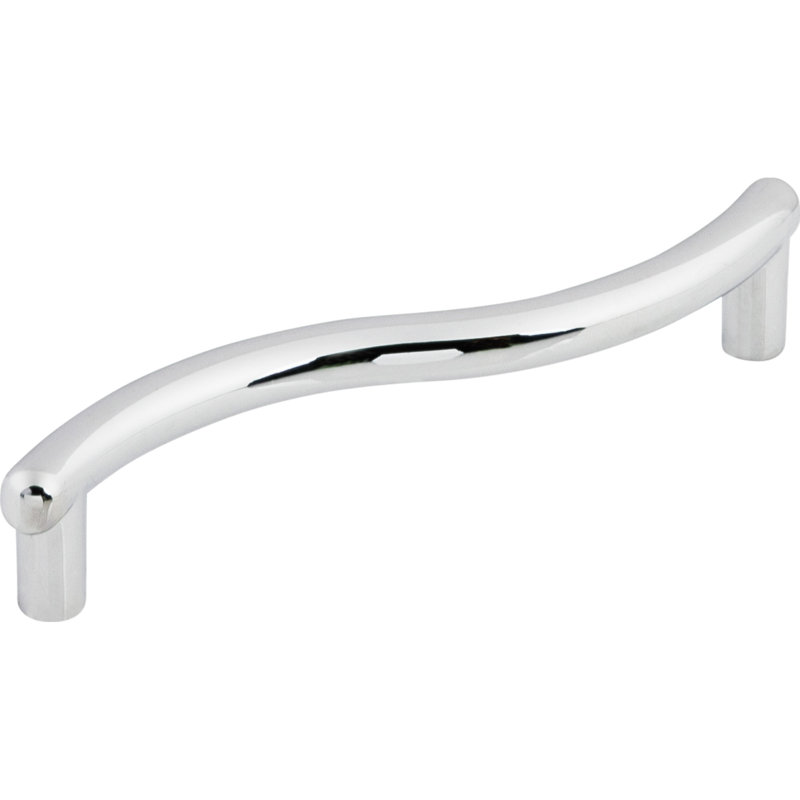 Spiral Bar pull, Polished Chrome, 3 3/4" Center to Center