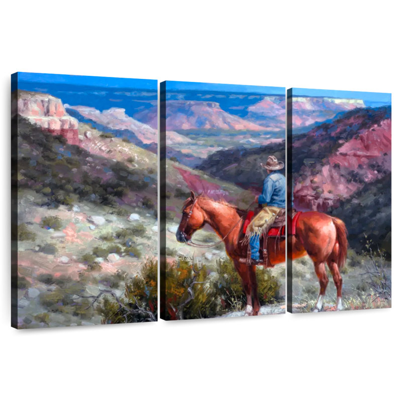 Lelar Mighty Pretty Spot, 48" H x 74" W