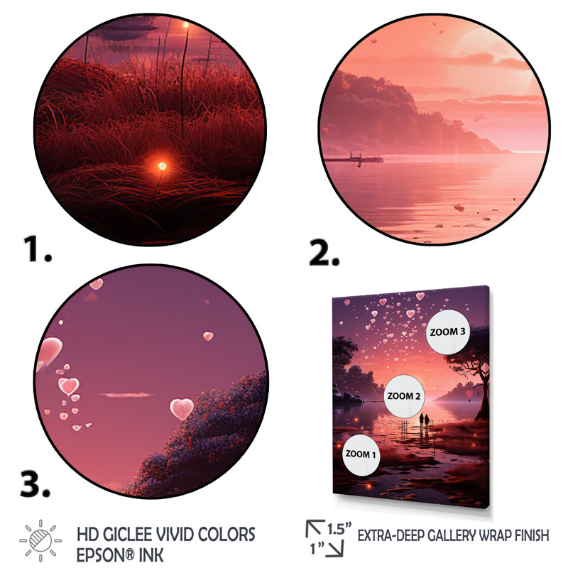 «Dreamy Sky Horizon With Cloud III - Abstract Landscape», art mural, Toile tendue, H 20 po x l 12 po x P 1 po