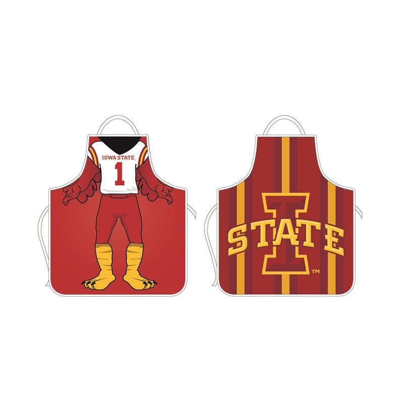 No Pattern Bib Apron, Iowa State University