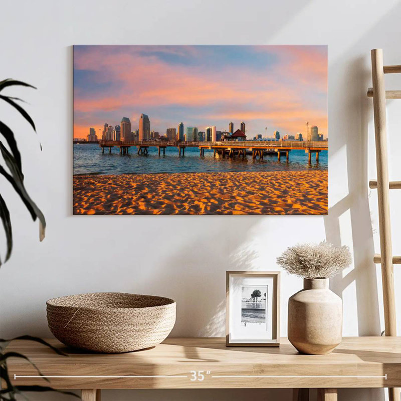 Horizon de la plage Sirci Coronado, H 16 po x l 24 po