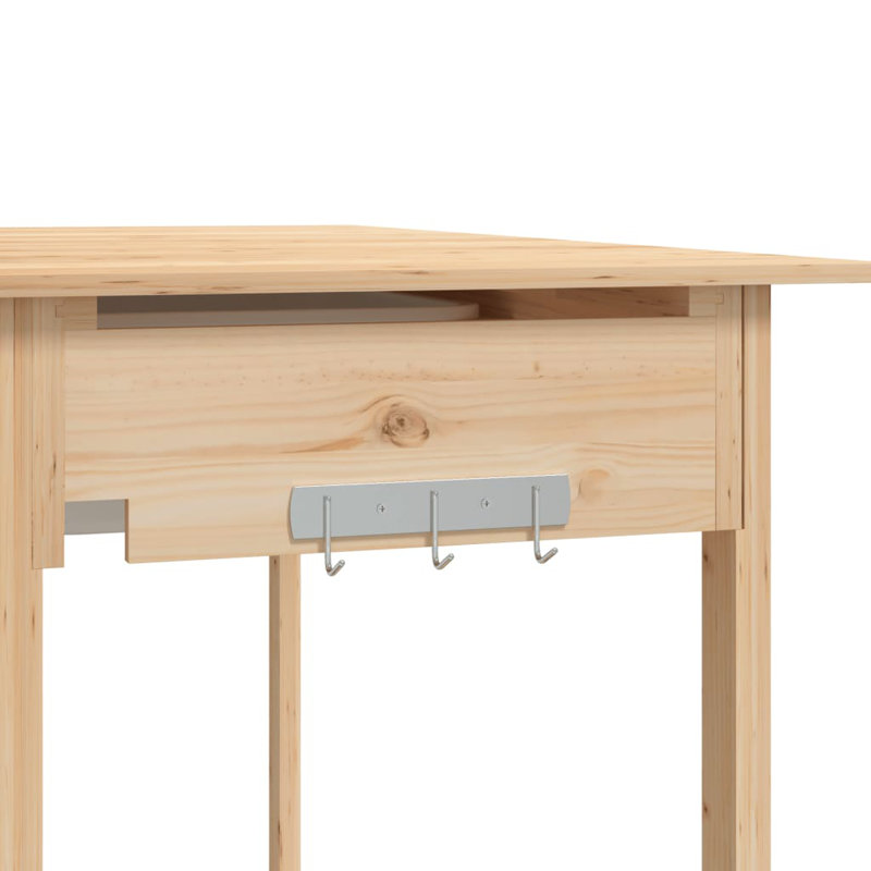 Braily Wood Potting Bench, Light brown