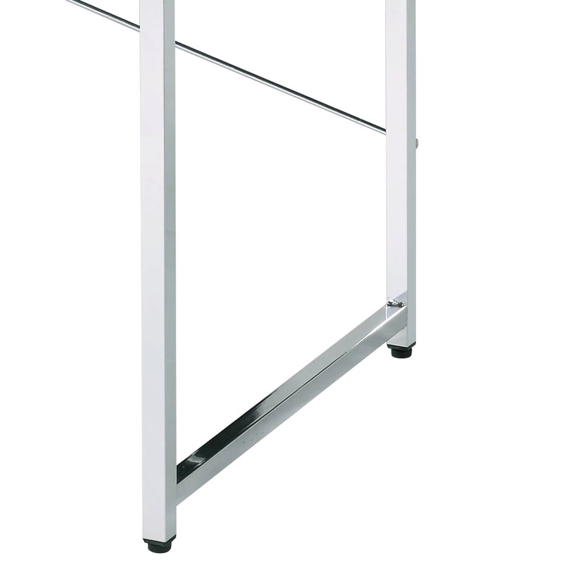 Élégant bureau blanc avec bureau de style traîneau - Mobilier stable et tendance à utiliser, Blanc
