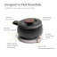 Ensemble à fondue autochauffant Fondi - noir Inkstone-131257713
