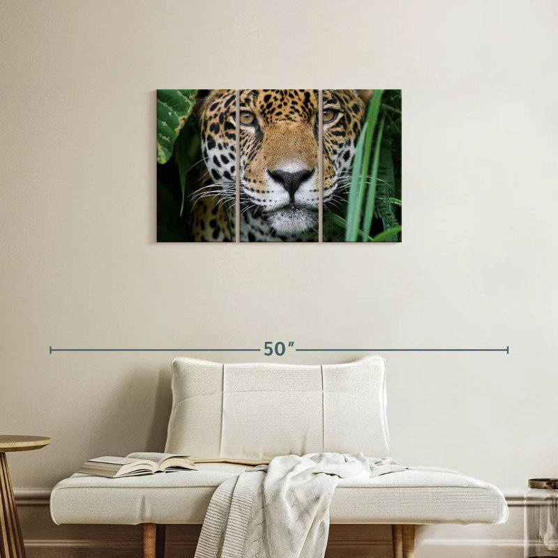 Amazon Jungle Jaguar, 20" H x 33" W