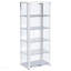 Vitrine blanche à 5 tablettes
