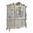 Bently Transitional Rectangular Hutch and Buffet with Touch Light in Champagne