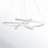 Peabody Dimmable LED Geometric Chandelier