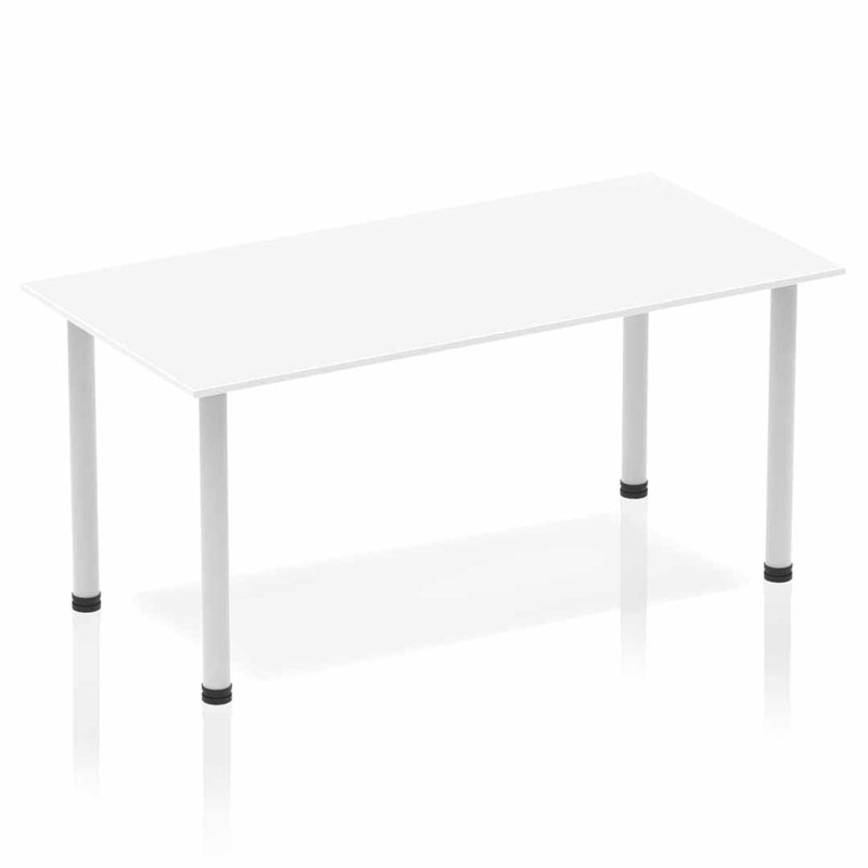 Kyvan Rectangle Conference Table, 72.5cm H x 160cm L x 80cm D, White