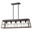 Harlyn 5 - Light Ancient Wood Kitchen Island Pendant