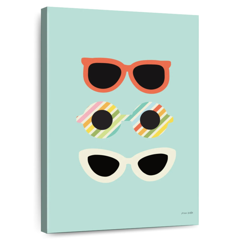 Shuttleworth Glamour Sunglasses, 12" H x 8" W