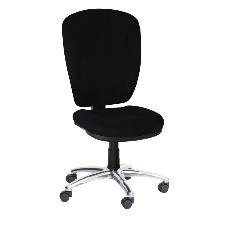 Office Chair, Black, No armrests