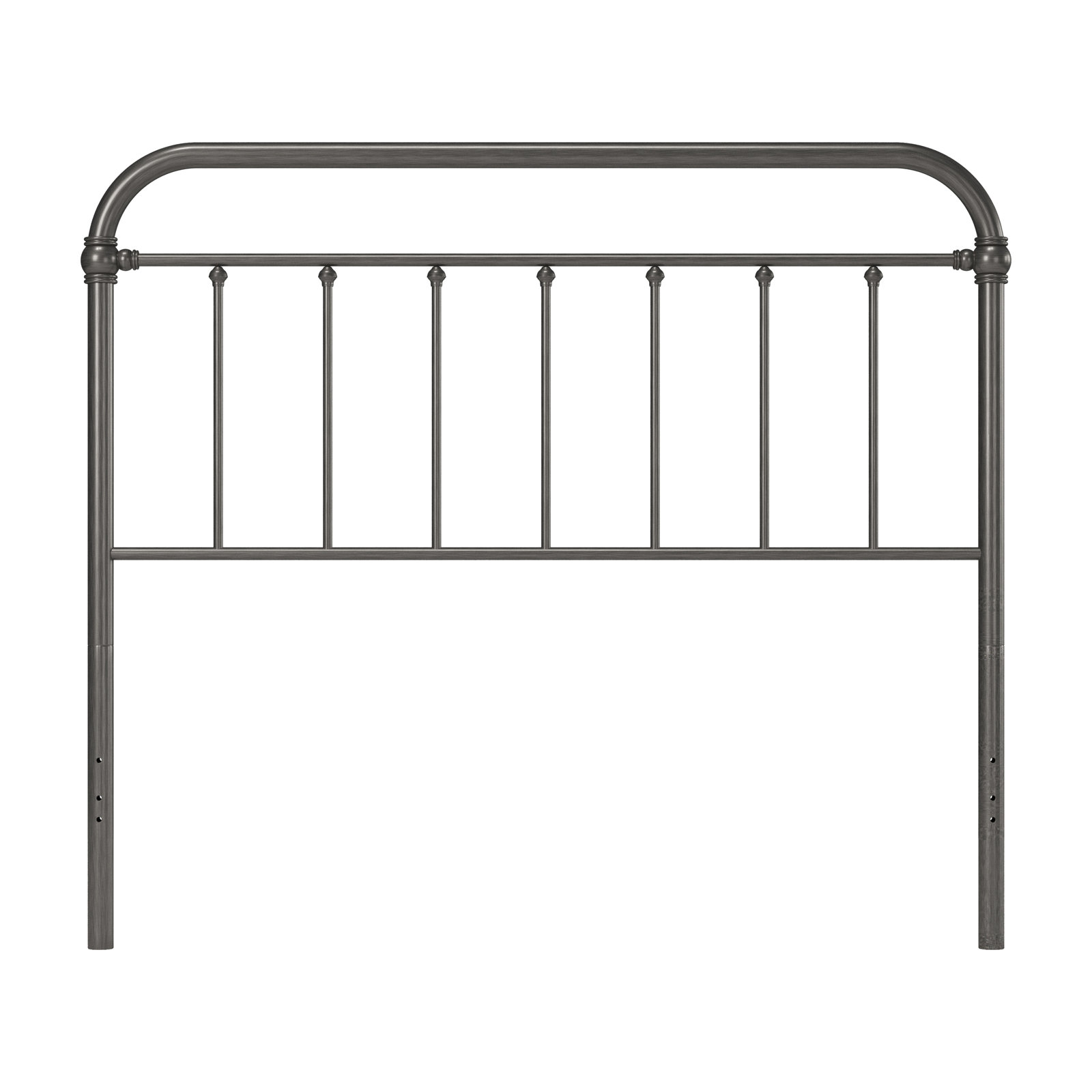 Shumacker Steel Slat Headboard, Full/Queen, Pewter