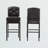Chareese Swivel Upholstered Faux Leather Counter Stool-328801873