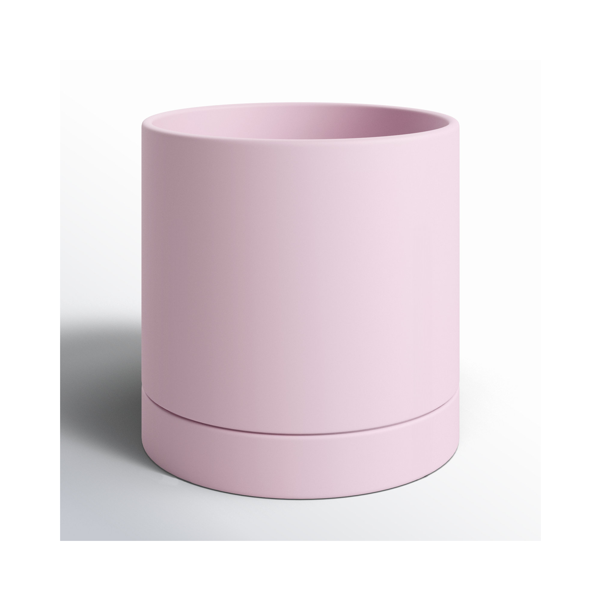Carlotta Ceramic Pot Planter, Purple, 5.75" H x 5" W x 5" D
