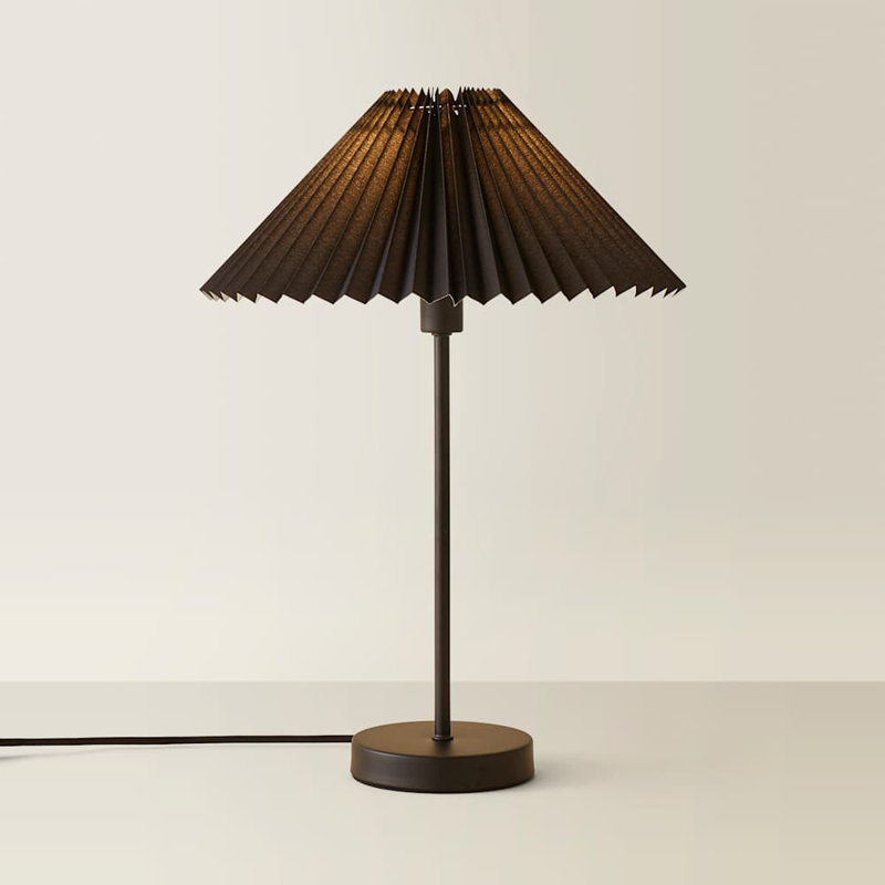 Kameron Metal Table Lamp, Black, No