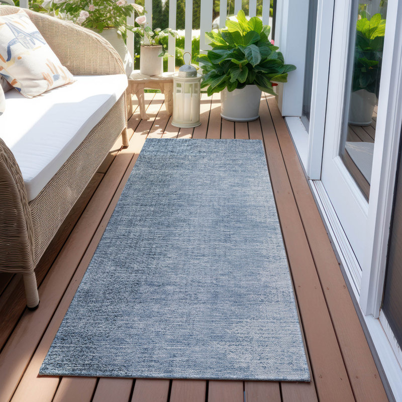 Tapis intérieur / extérieur Malchow avec envers antidérapant, Tapis de couloir 2 pi 3 po x 7 pi 6 po