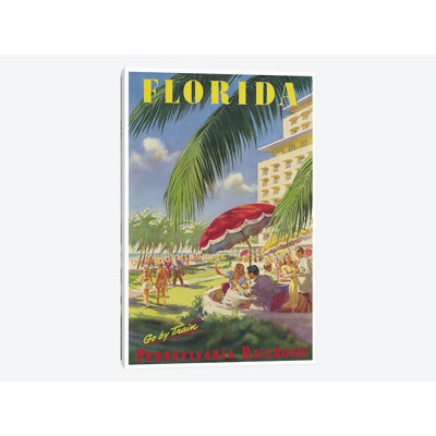 « floride-pennsylvanie ferring », affiche rétro sur toile