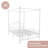 Tardun Metal Canopy Bed-591481705-591481700