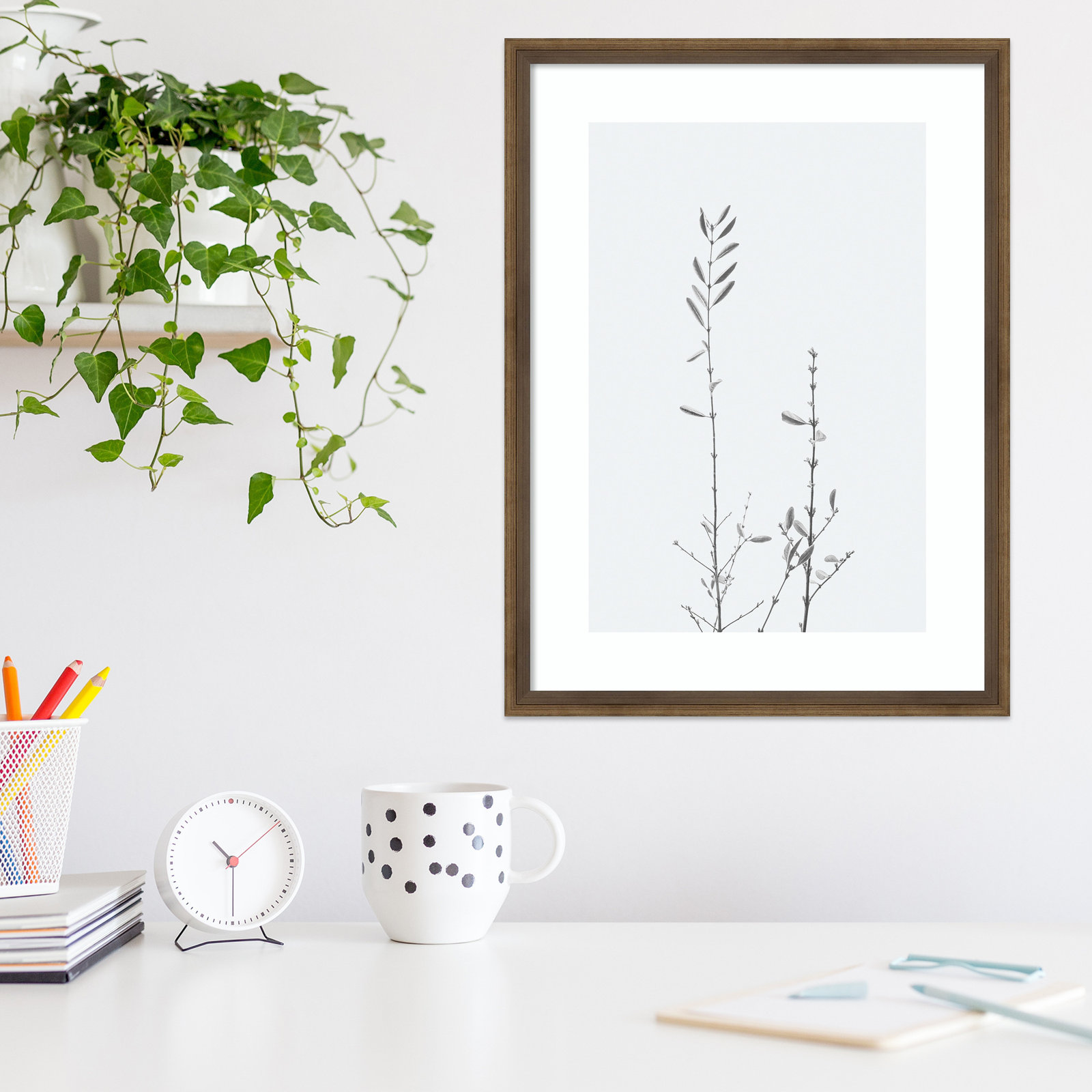 Retro Tennessee Botanical No 2 Photo Print, Brown, 22" H x 16" W