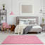 Myshaggy Collection Rugs Solid Design in Pink-1397552539