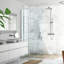 Porte de douche fixe sans cadre l 32 "x H 79" Dreamwerks