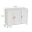 Buffet avec 3 portes et tablettes amovibles, armoire de vestibule