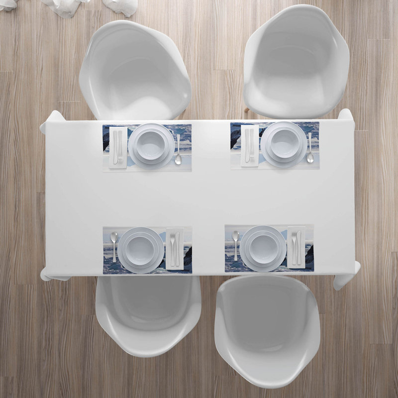 Polyester Abstract Rectangle Placemat