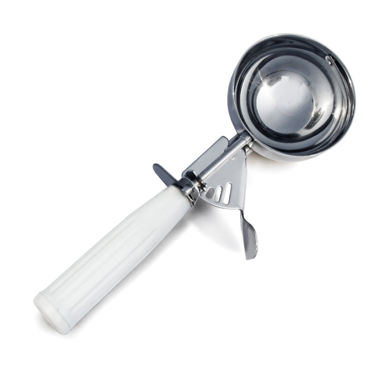 Cuillère à crème glacée Cuisinox Disher, H 1,7 po x l 9 po x P 3 po, Blanc