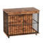 Meubles pour cage de chien, meubles pour grande cage avec plateau pour chiens de taille moyenne, chenil en bois-900866139