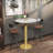 Kerubel Round Stone Top Metal Base Dining Table-1646673996