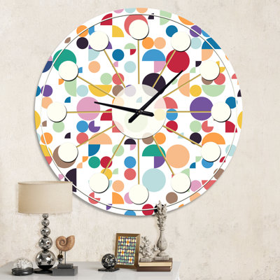 Horloge murale rétro Mid-Century