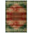 Anatolia Collection Digital Print Cotton-Polyester Green  Oriental Rug-6773159