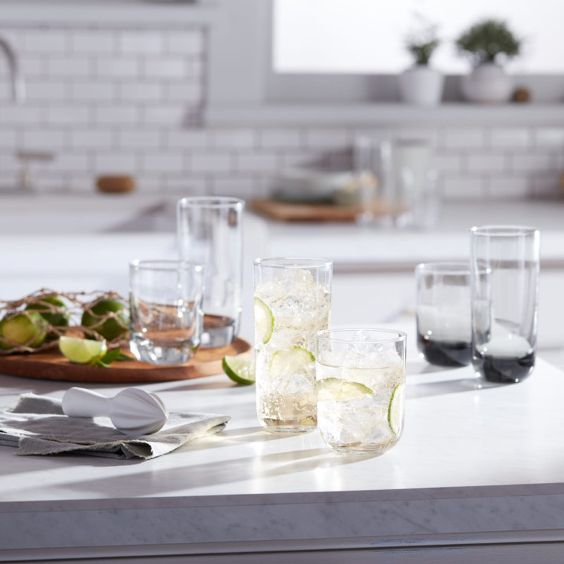 Polaris 16-Piece Tumbler and Rocks Glass Set, Axis