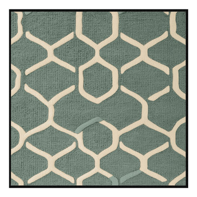 Machine Washable Trellis Gray Area Rug