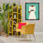 Art mural sur toile flottant, "Chat fumant" par Jessica Beck-670123958-670128200
