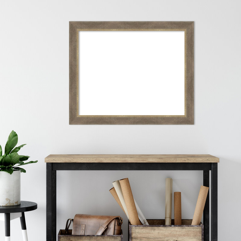 Tableau magnétique effaçable à sec Driftwood, 29" H x 35" W