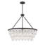 Lustre unique/unique à niveaux 7 lumières dhairya