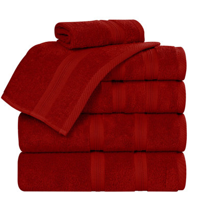 Ensemble de serviettes 100% coton Smart Dry 6 pièces