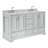 61 " W Freestanding Standard Free Standing 2 Double Vanity Bathroom Vanity With Carrara Marble Top-93359453
